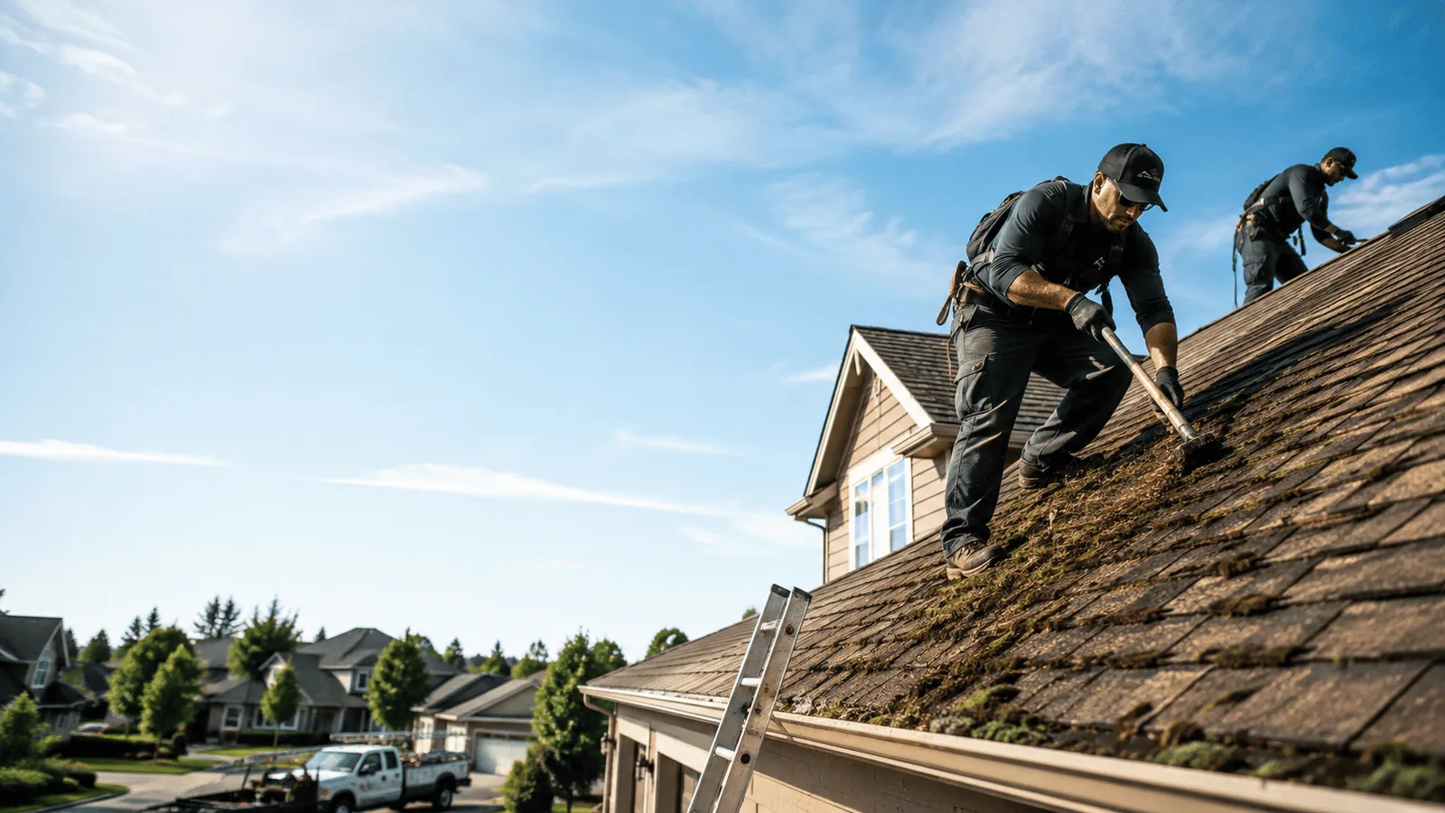 Roof Moss Removal in Fayetteville, AR near me